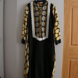 💐 Black and Yellow Long Kurta